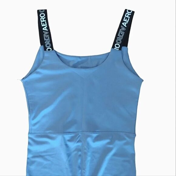 Aeropostale Sport Logo One Piece Biker Shorts Romper Medium NWT - Picture 10 of 11